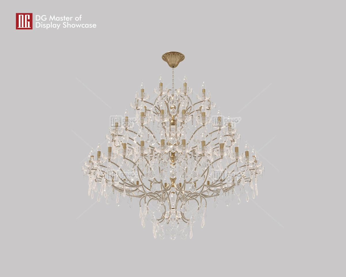 DG Display Showcase Luxury Crystal Chandelier 1