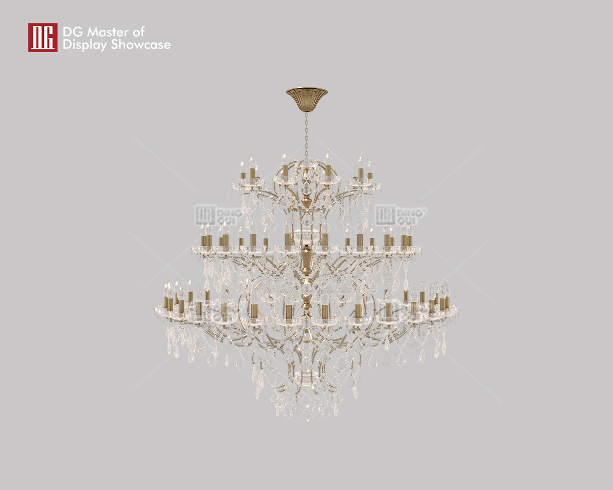 DG Display Showcase Luxury Crystal Chandelier 6