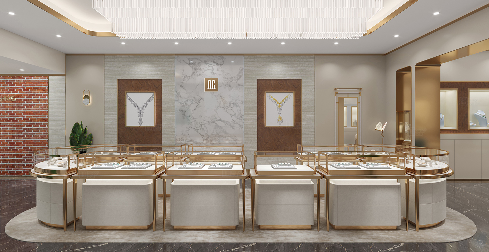 DG Display Showcase Helps Jewelry and Watch Brands Collection Store Achieve a Revitalizing Upgrade 1