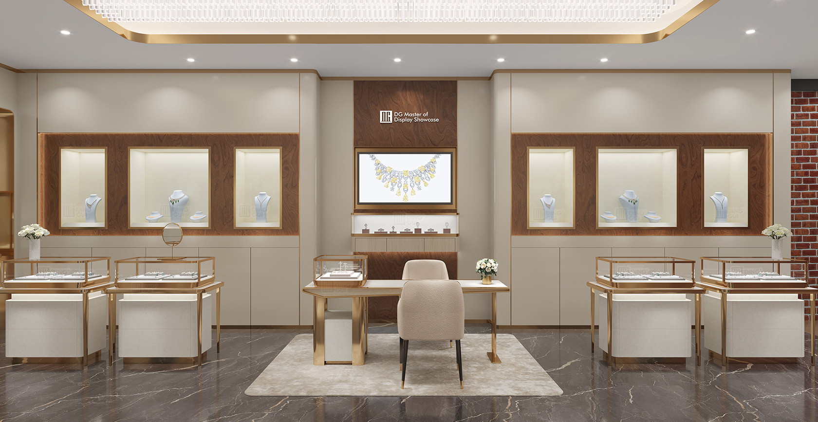 DG Display Showcase Helps Jewelry and Watch Brands Collection Store Achieve a Revitalizing Upgrade 3