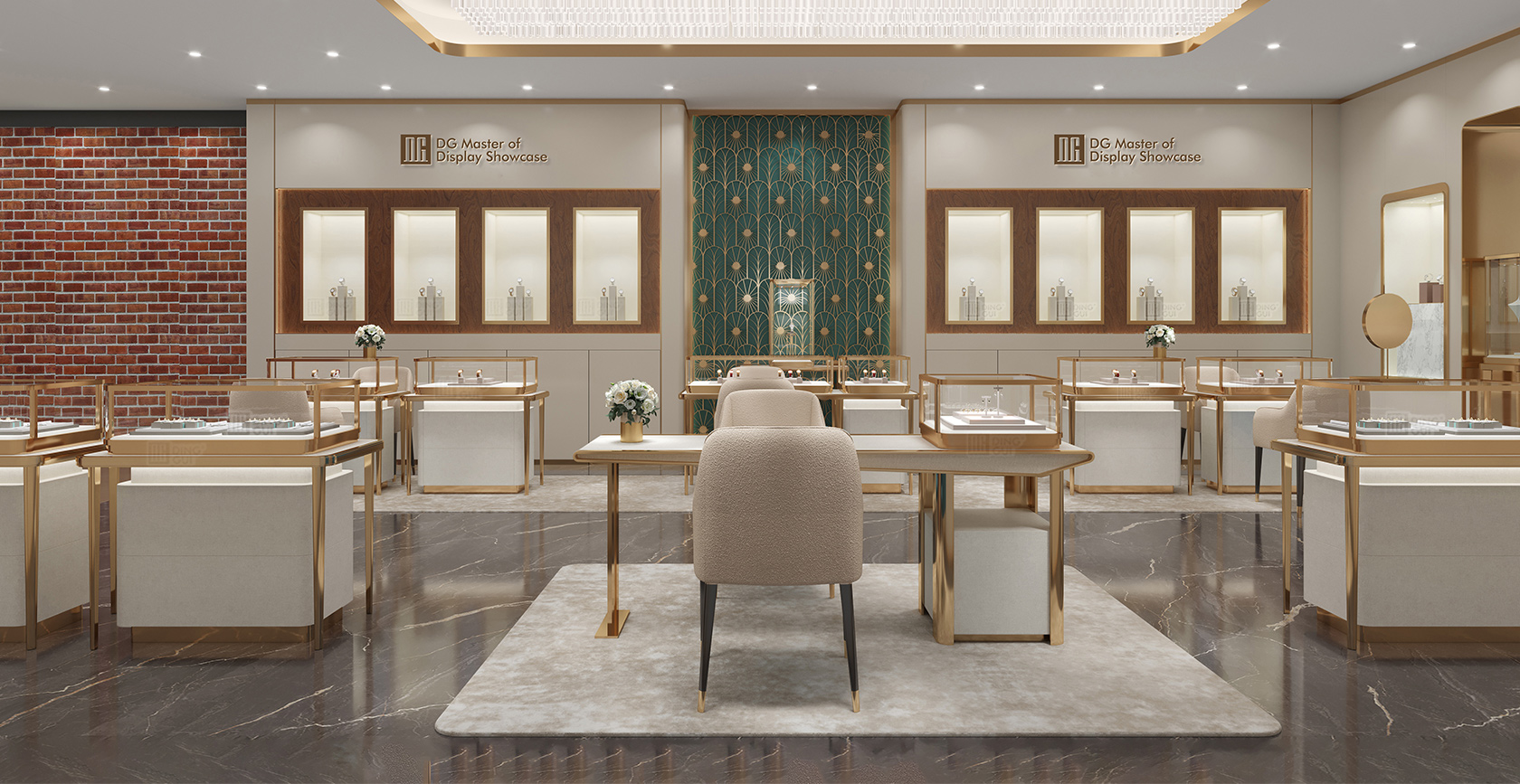 DG Display Showcase Helps Jewelry and Watch Brands Collection Store Achieve a Revitalizing Upgrade 2