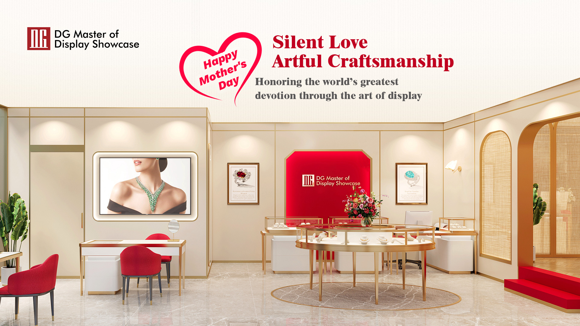 Ang init ng Araw ng mga Ina ay namamalagi sa Bawat Pinag-isipang Dinisenyo na Showcase ng Alahas 1