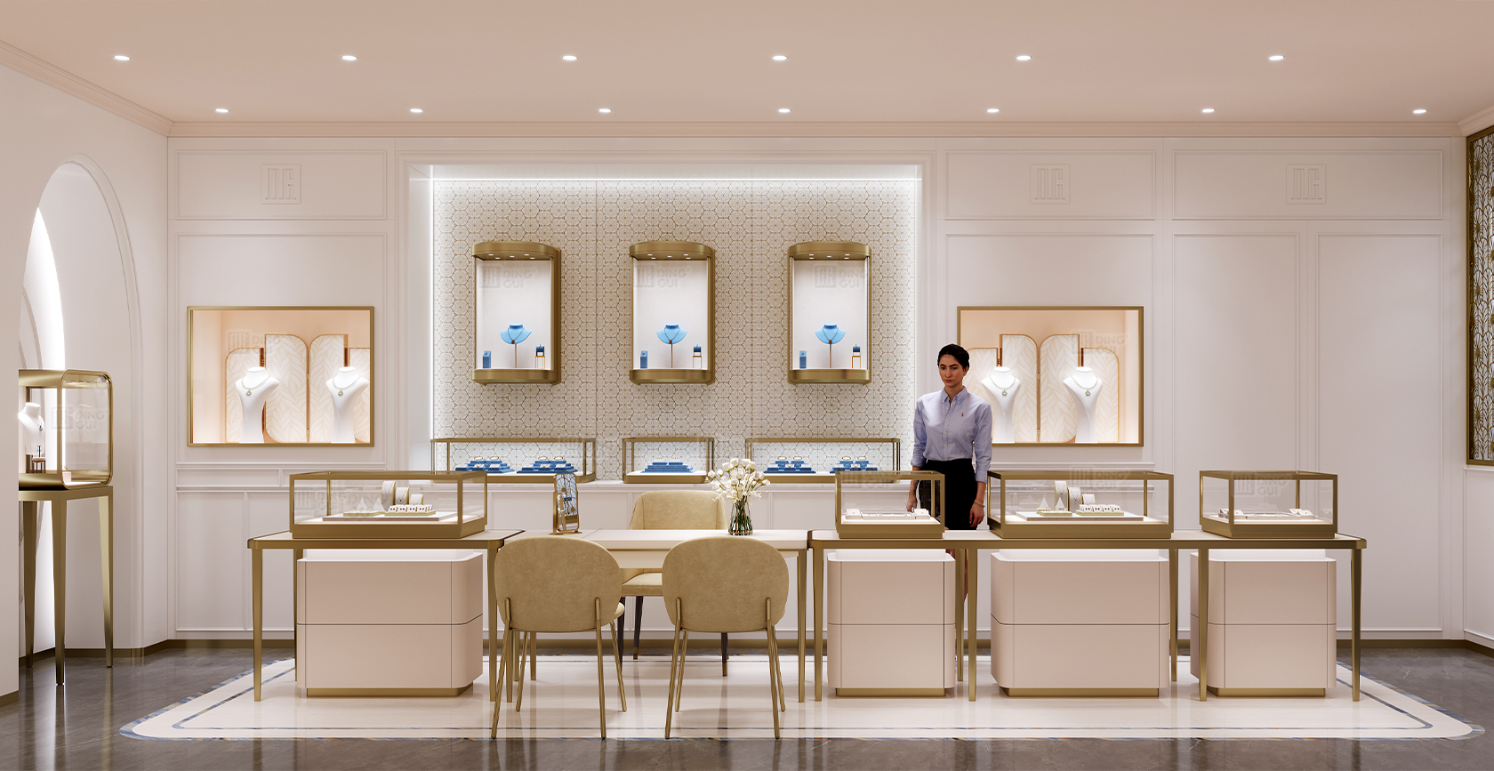 Kunst en vakmanschap: hoe sieradendisplayontwerp een buitengewone artistieke waarde uitstraalt 1