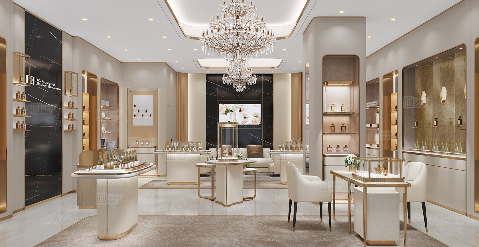DG Display Showcase: 26 Years of Craftsmanship in Creating Luxurious Commercial Spaces for High-End Perfume Brands 1