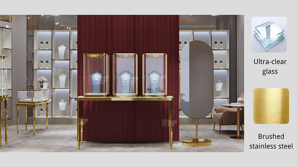 Why Do High-End Jewelry Brands Choose DG Display Showcase? 1