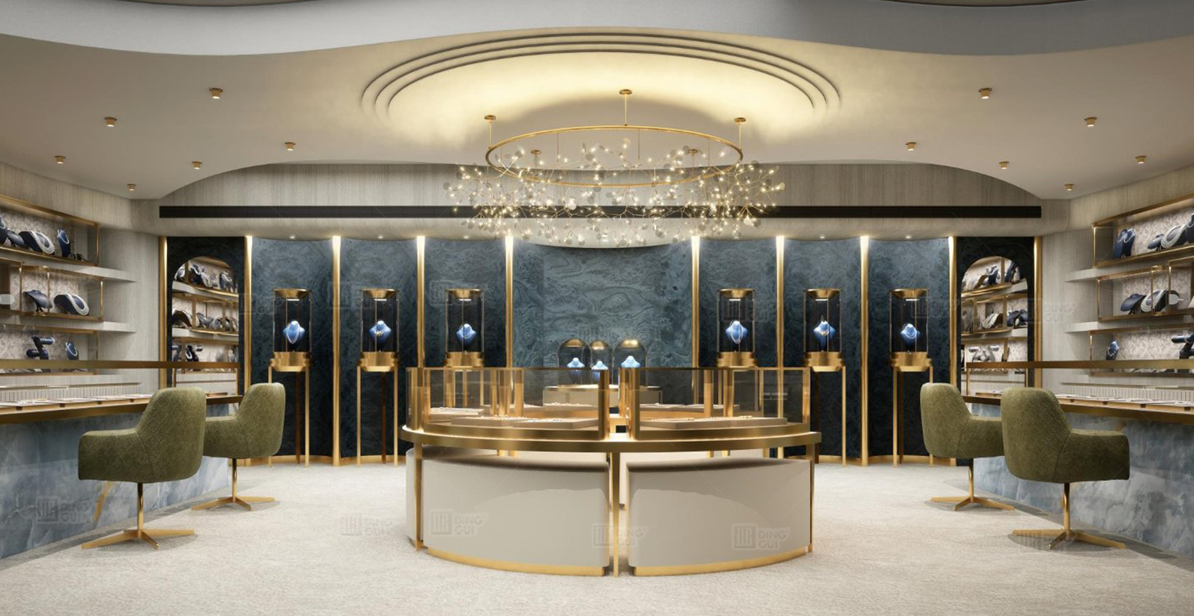 Éra personalizace: Trendy ve vitrínách na šperky splňující personalizované požadavky v roce 2025 1