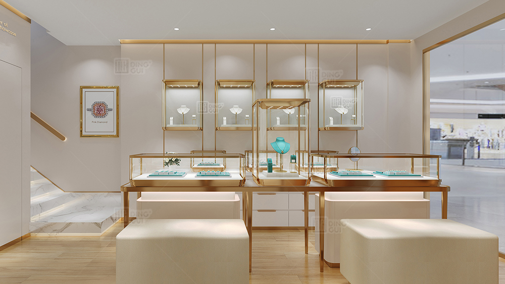 DG High-End Jewelry Display Showcase Expert: Illuminating Your Brand's Value 2