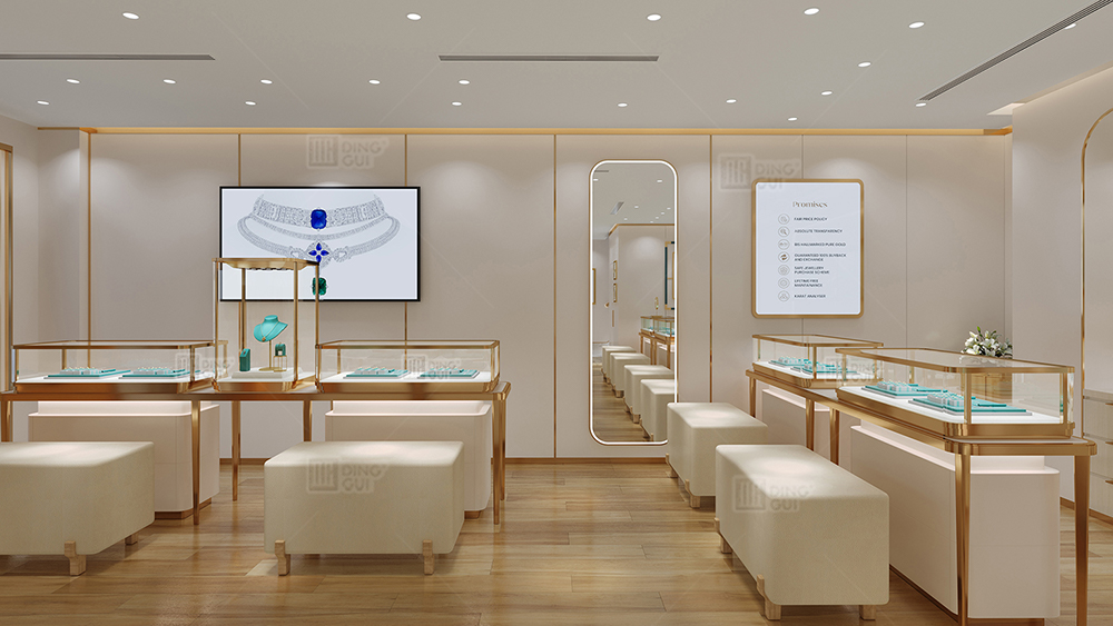 DG High-End Jewelry Display Showcase Expert: Illuminating Your Brand's Value 1