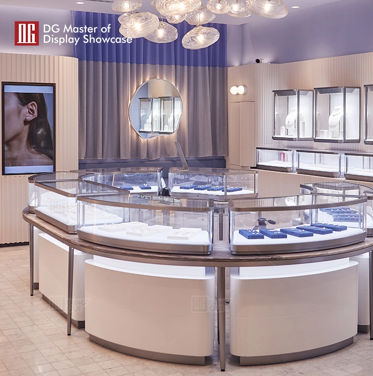 high-end jewelry showcase
