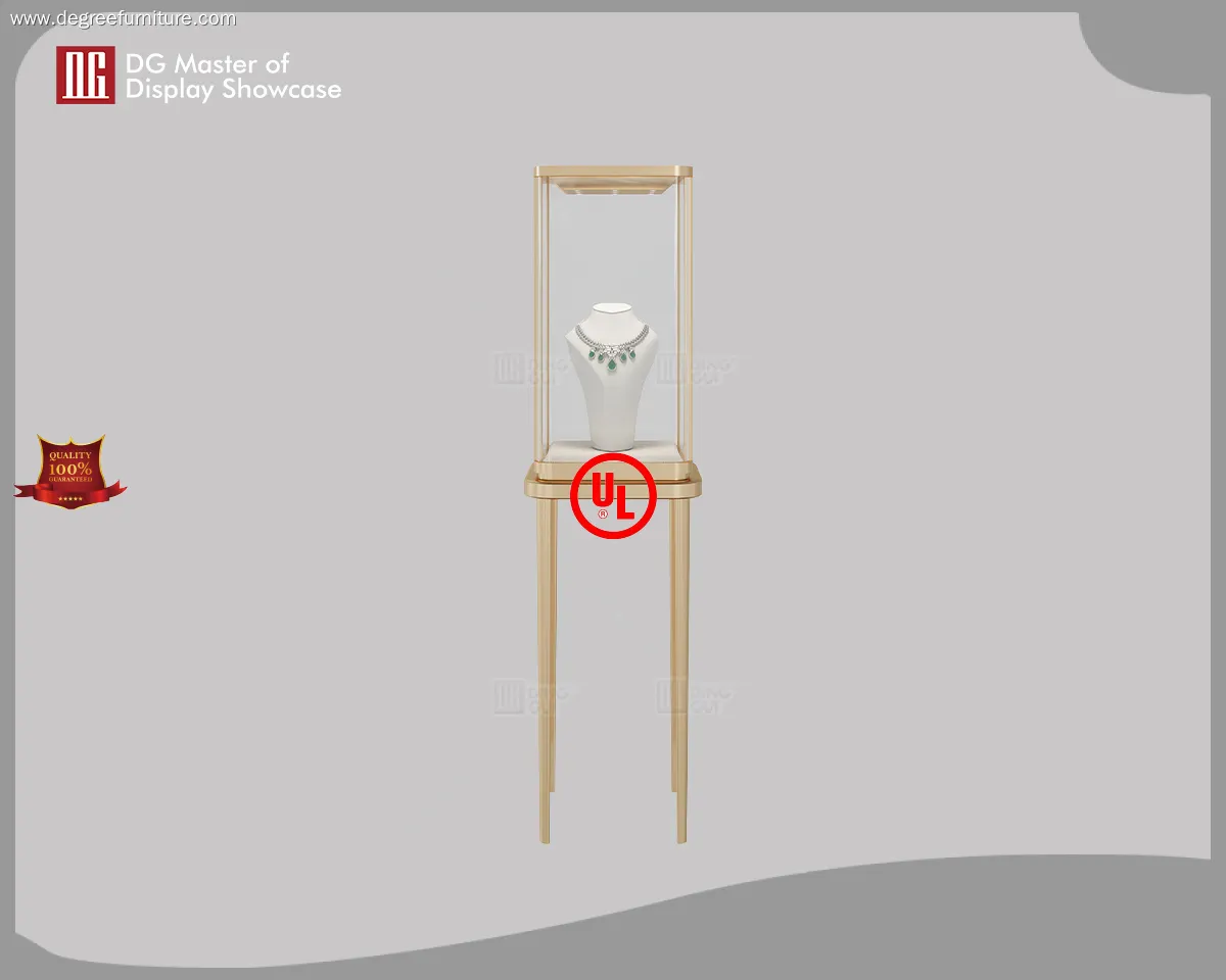 Custom artificial jewellery showroom design company Manufacturer | DG Display Showcase 1