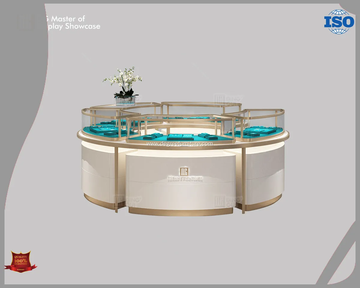 Luxury Glass Front Display Cabinet 1