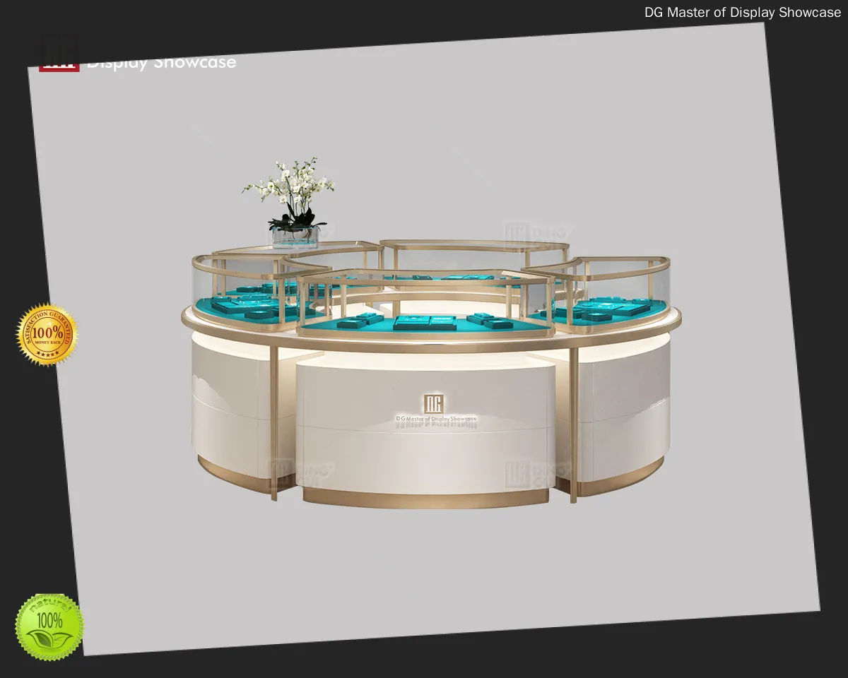 Custom Island Display Cabinet manufacturer Manufacturer | DG Display Showcase 1