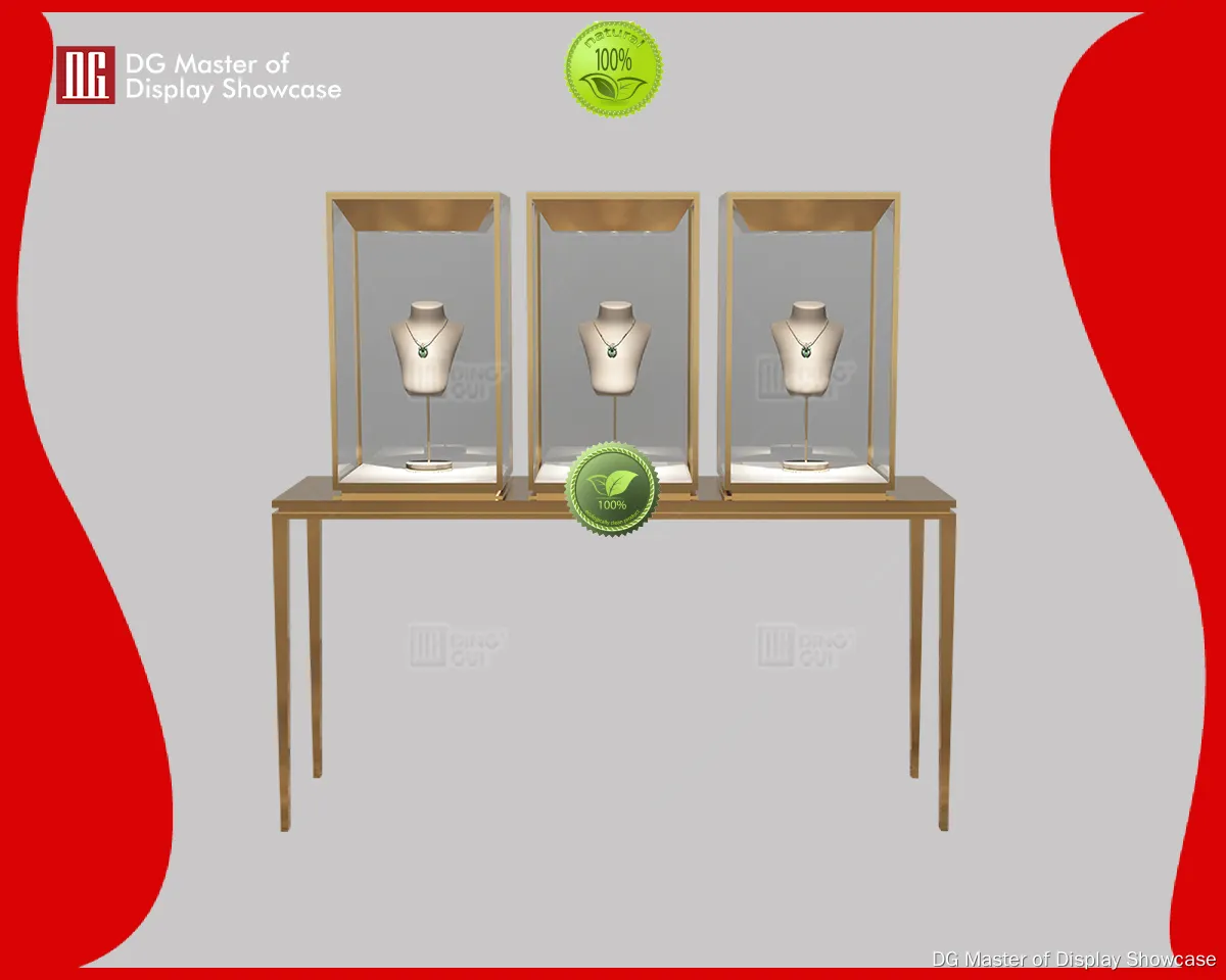 Custom front opening glass display case factory Manufacturer | DG Display Showcase 1