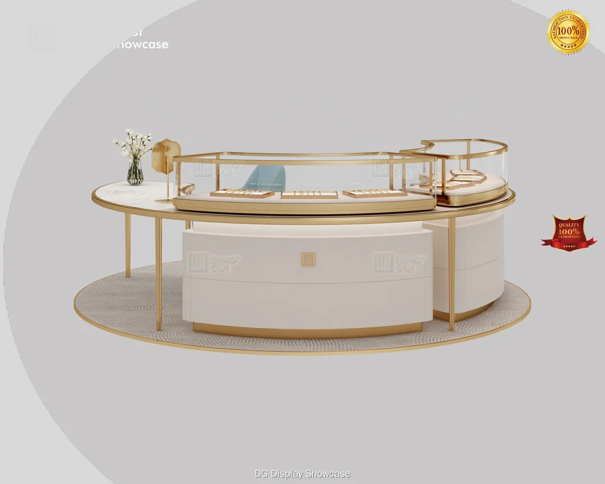 Luxury Jewelry Island Display Counter 1