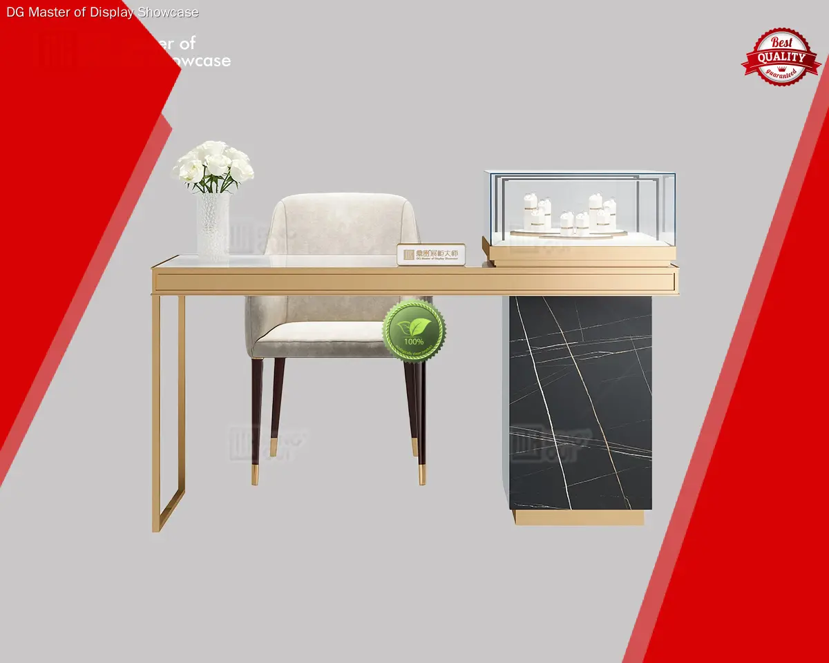 Marble High-End Jewelry Display Counter & Table 1