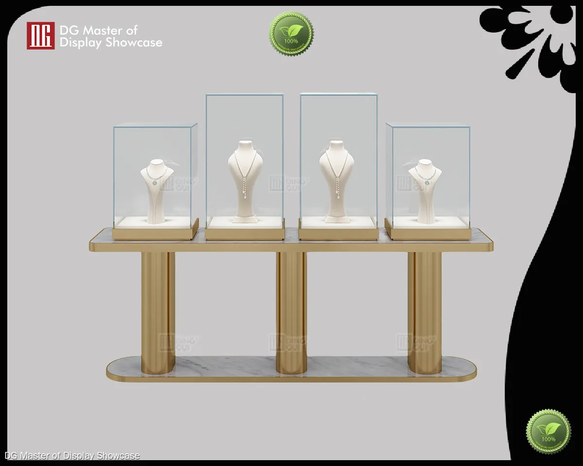 Luxury Modular Glass Jewelry Showcase 1