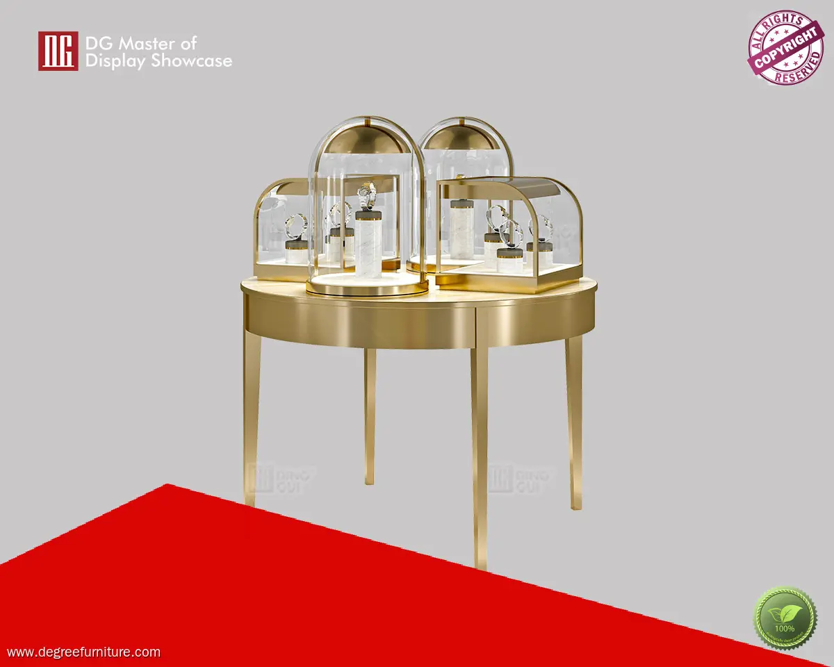 Luxury Jewelry & Watch Display Showcase - Unique Design & Intelligent Lighting 1