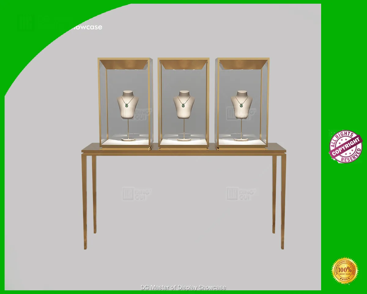 Luxury Jewelry Showcase with Adjustable Lighting 1