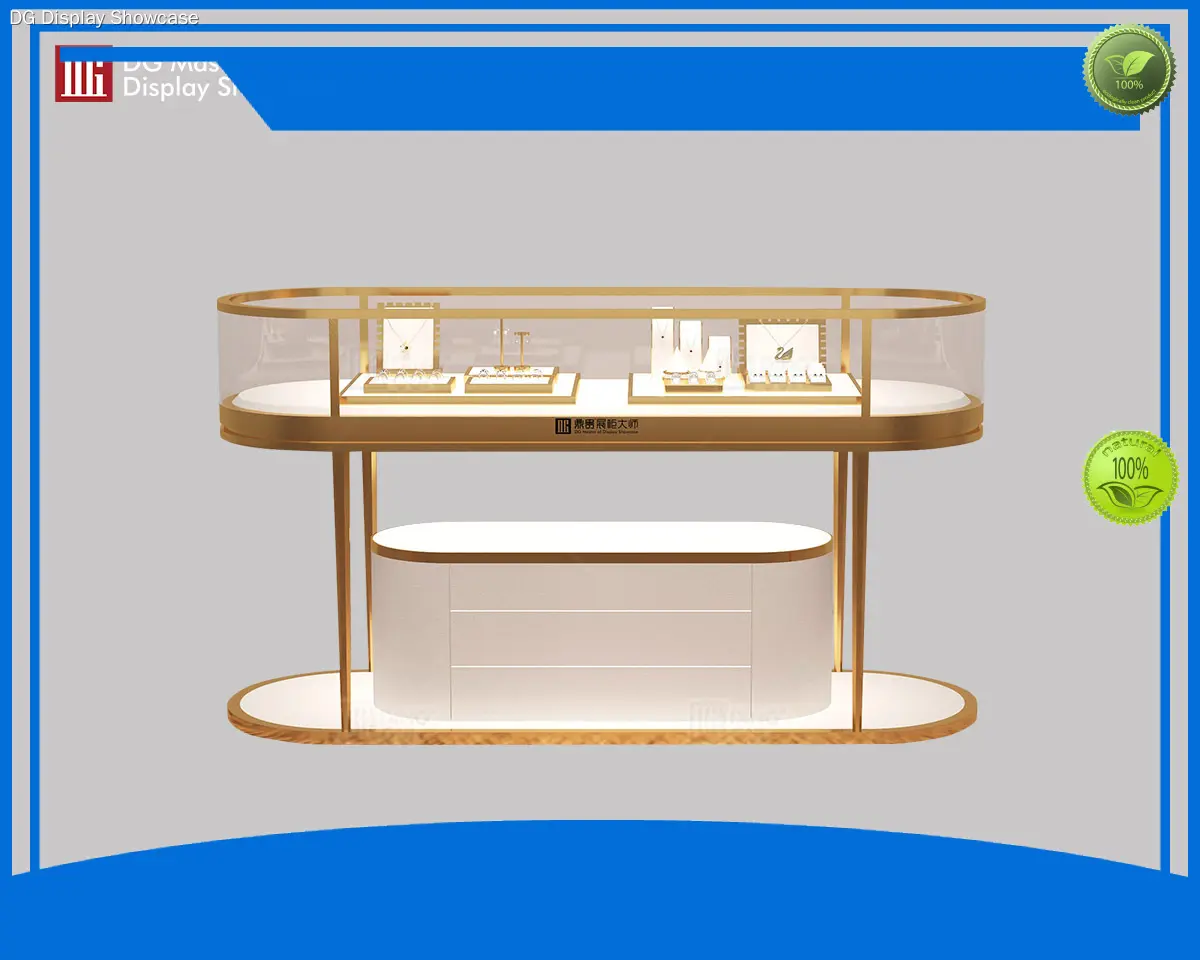 DG Display Showcase | Top front locking glass display cases wholesale 1