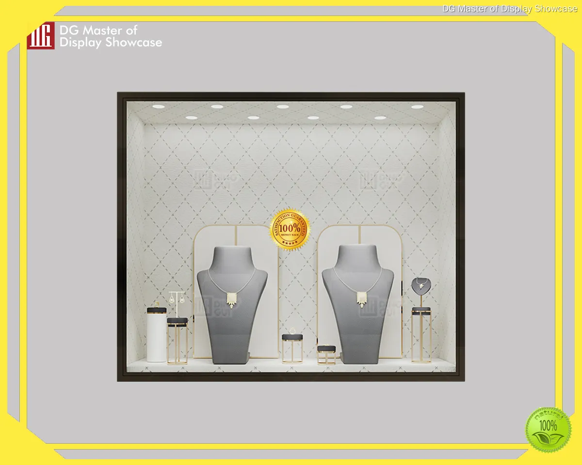 luxury black arched display cabinet wholesale | DG Display Showcase 1