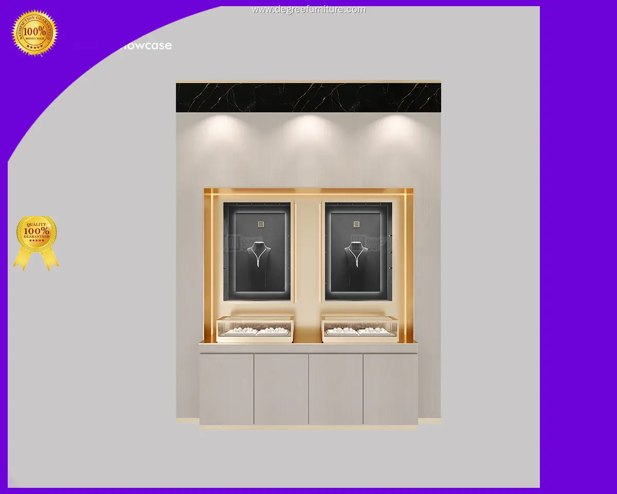 Custom black glass display case wholesale Manufacturer | DG Display Showcase 1