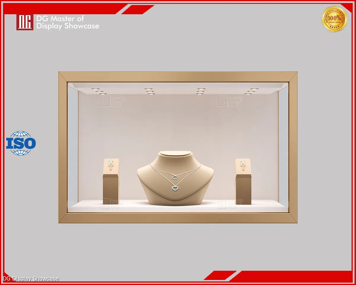 Luxury Jewelry Showcase: DG's High-End Display Solution 1