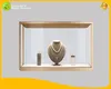 Gold Brushed Stainless Steel Jewelry & Watch Display Cabinet 1