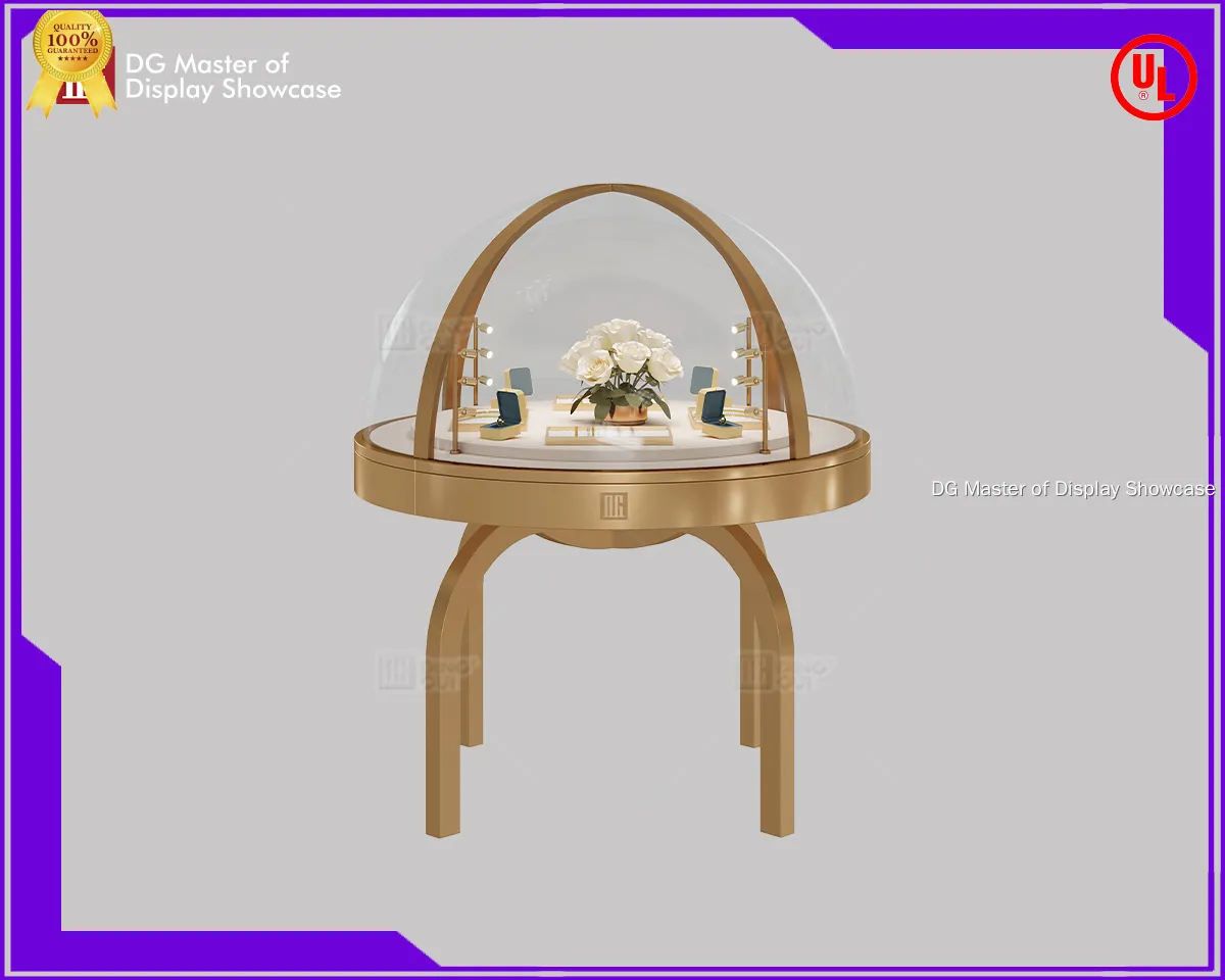 luxury Island Display Counter factory | DG Display Showcase 1