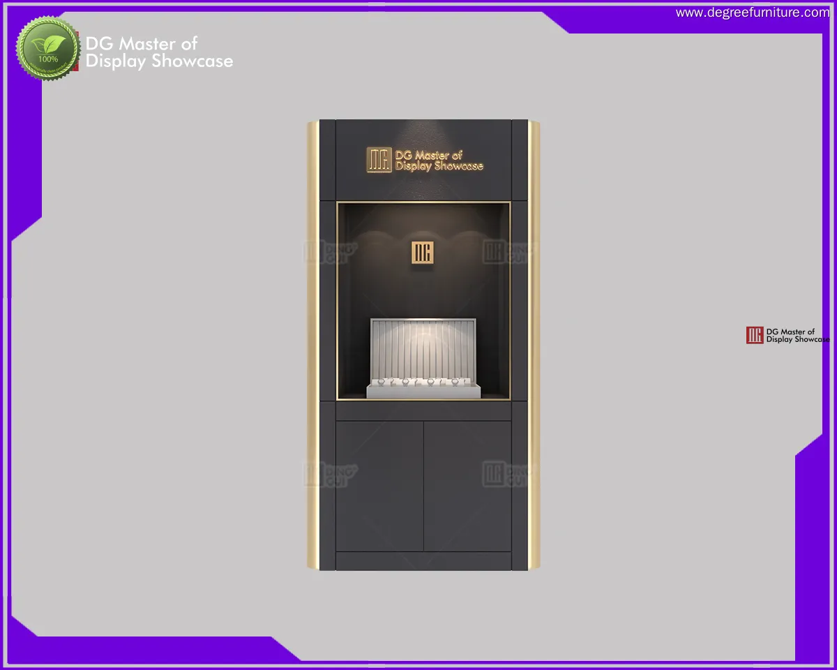 DG Display Showcase | luxury black showcase cabinet wholesale 1