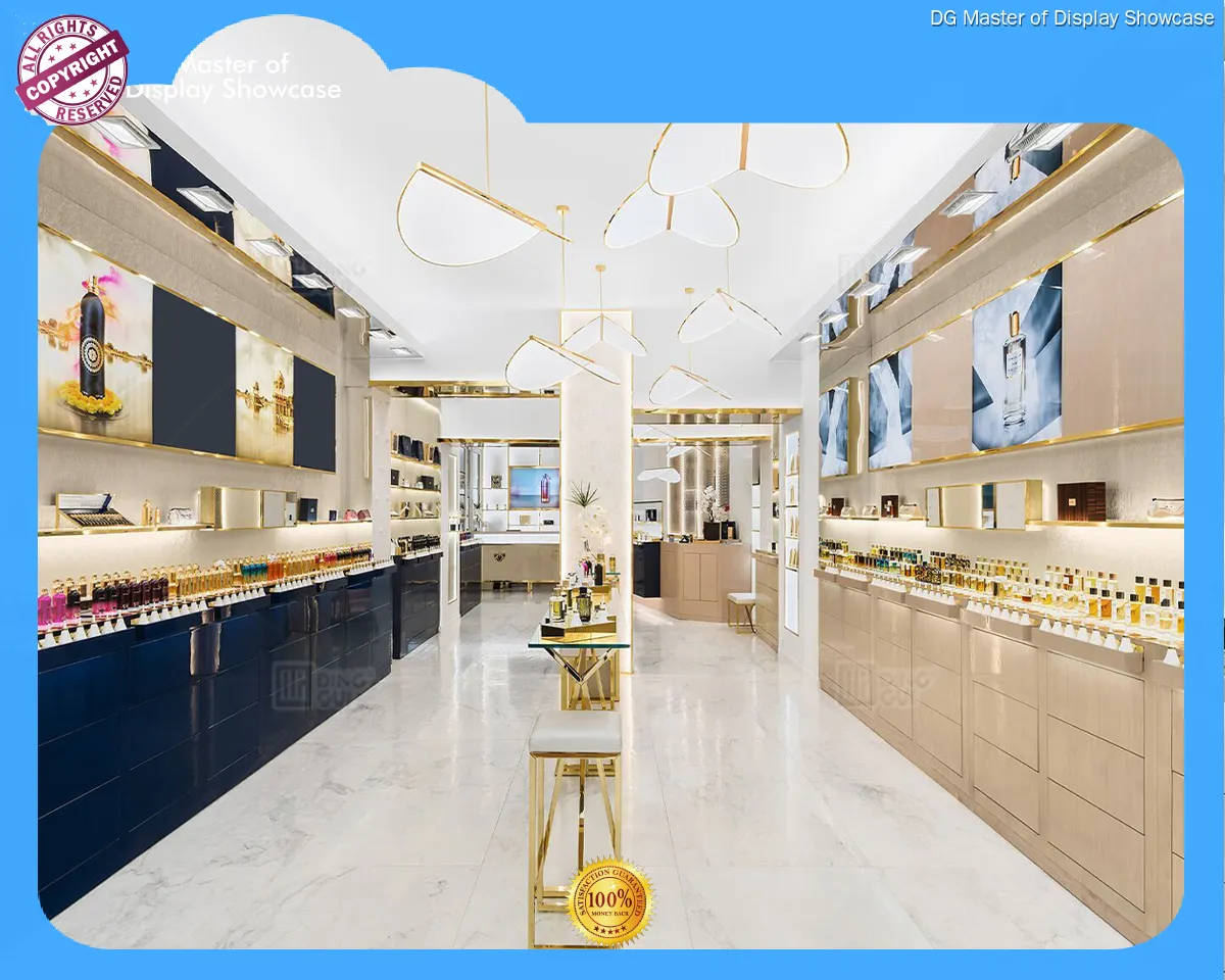 Luxury Wall Perfume Display by DG Showcase 1