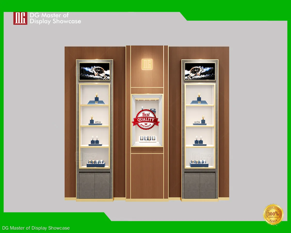 Luxury Black Showcase Cabinet by DG - High-End Watch & Jewelry Display 1