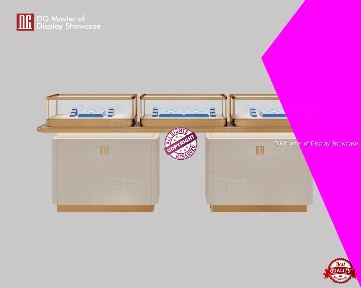 Bepoke front opening glass display case supplier | DG Display Showcase1 1