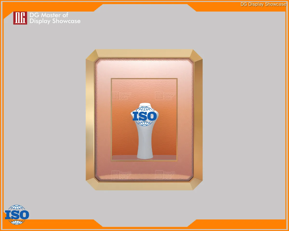 DG Luxury Jewelry & Watch Wall Cabinet - Elegant Design & Intelligent Lighting 1