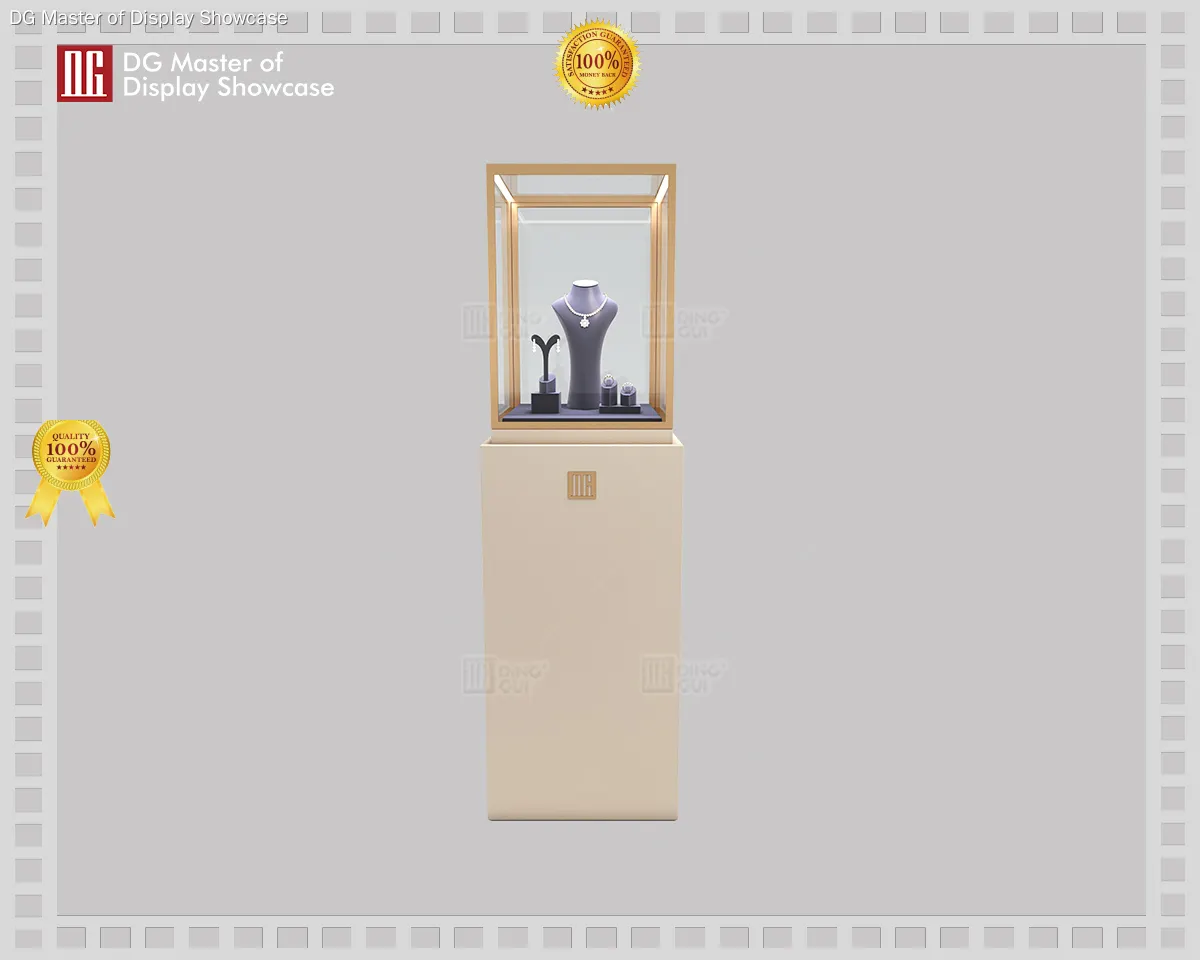 Luxury Upright Jewelry & Watch Display Cabinet with Innovative Lighting & Practical Storage 1