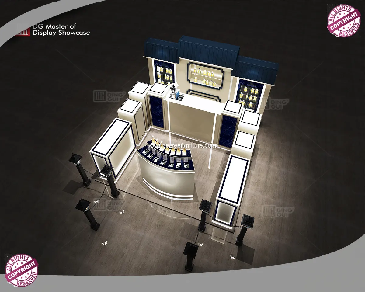 Luxury Jewelry Display Showcase with Premium Materials and Factory Direct Price 1