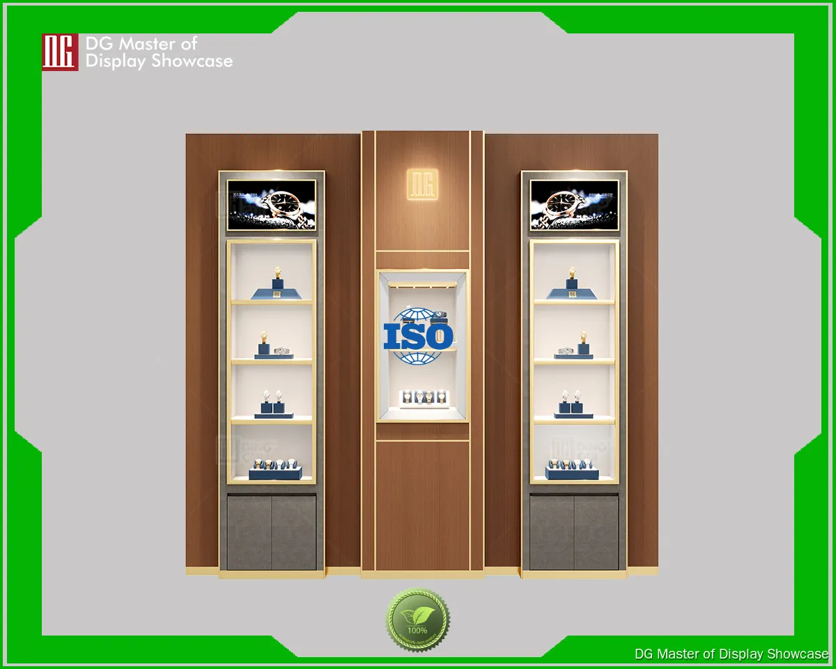 Luxury Black Glass Cabinet Display by DG 1