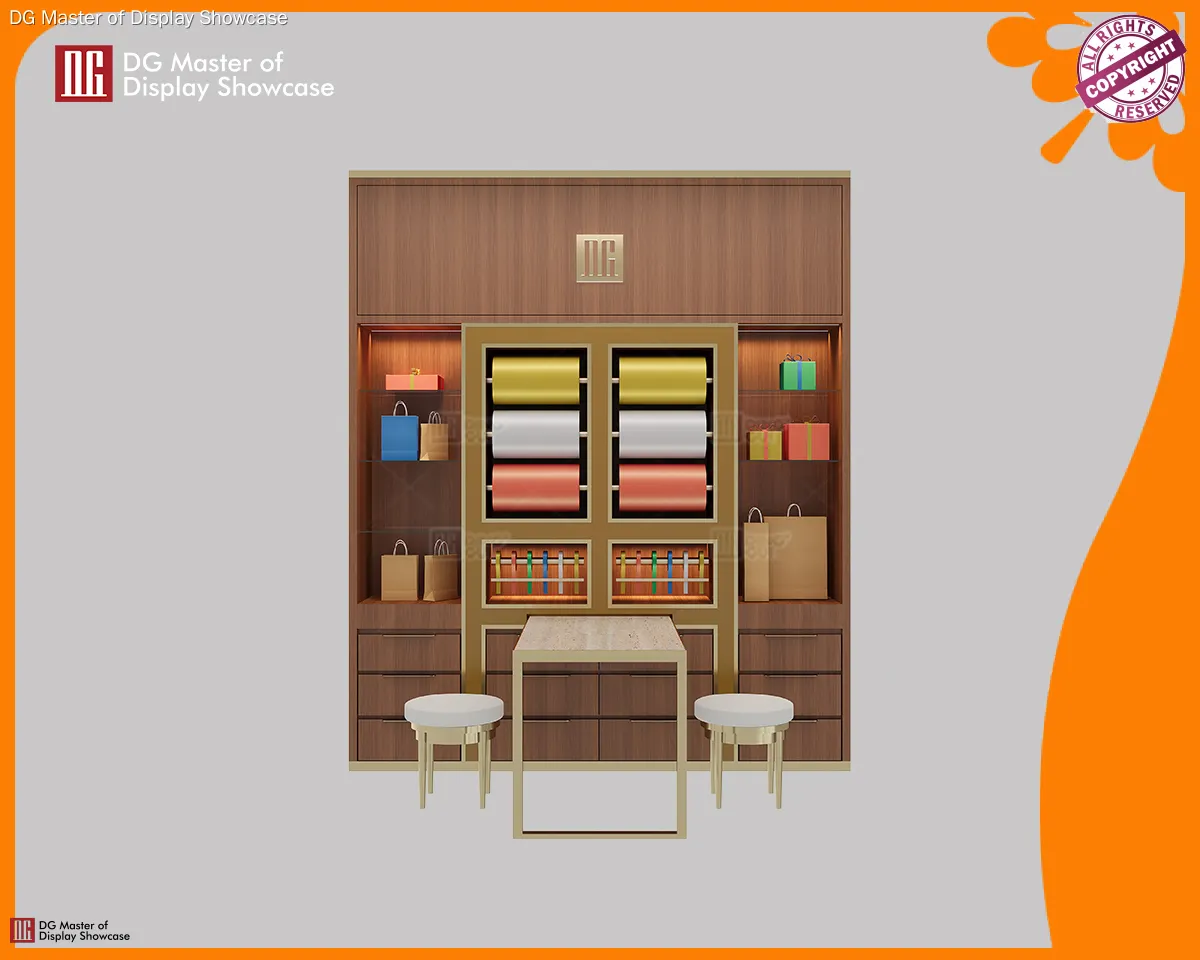 Bepoke modern black display cabinet manufacturer | DG Display Showcase 1