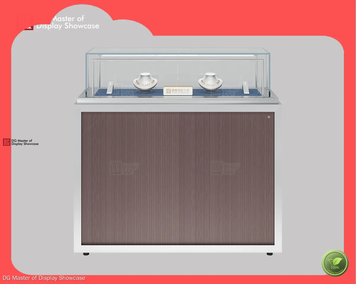 Smart Lifting Jewelry Display Cabinet - Theft Prevention & Customizable Lighting 1