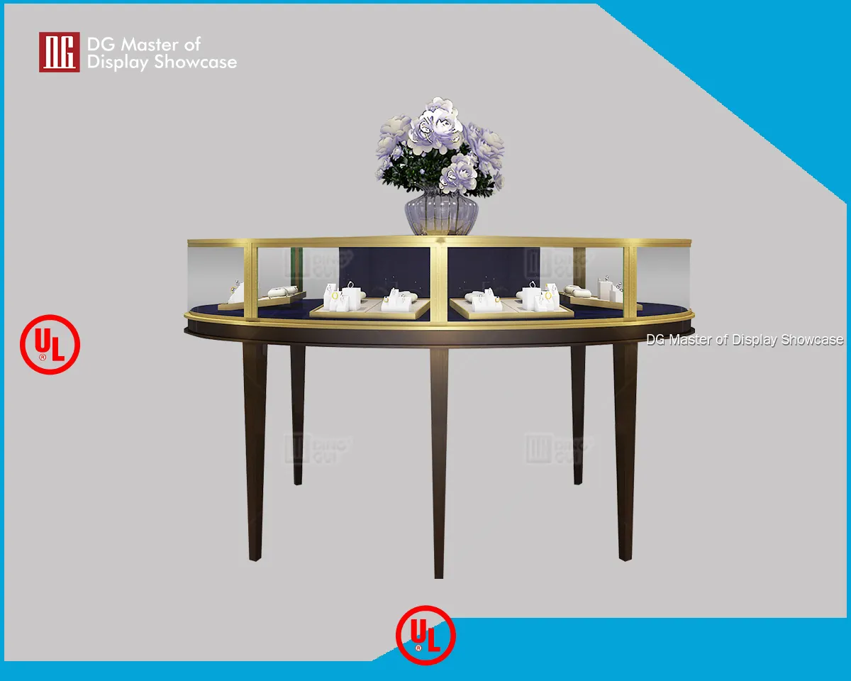 High-End Jewelry Display Cabinet: Glass Front Showcase 1