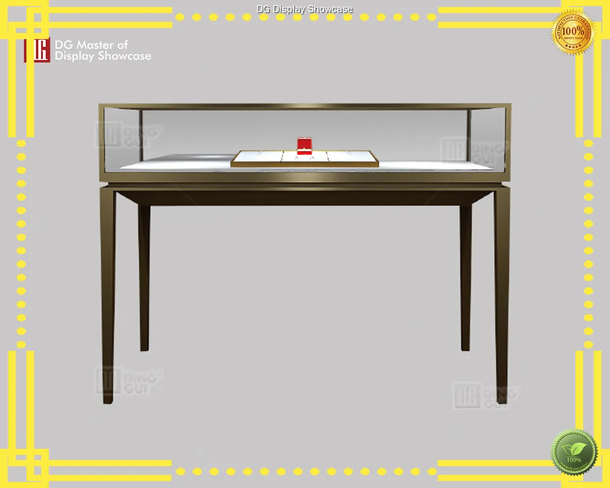 DG Luxury Jewelry & Watch Showcase: Front Locking Glass Display Cases 1