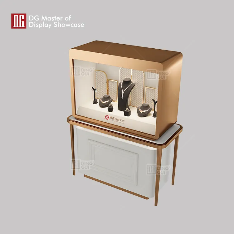 DG Display Showcase | high end upright glass display cabinet wholesale 4