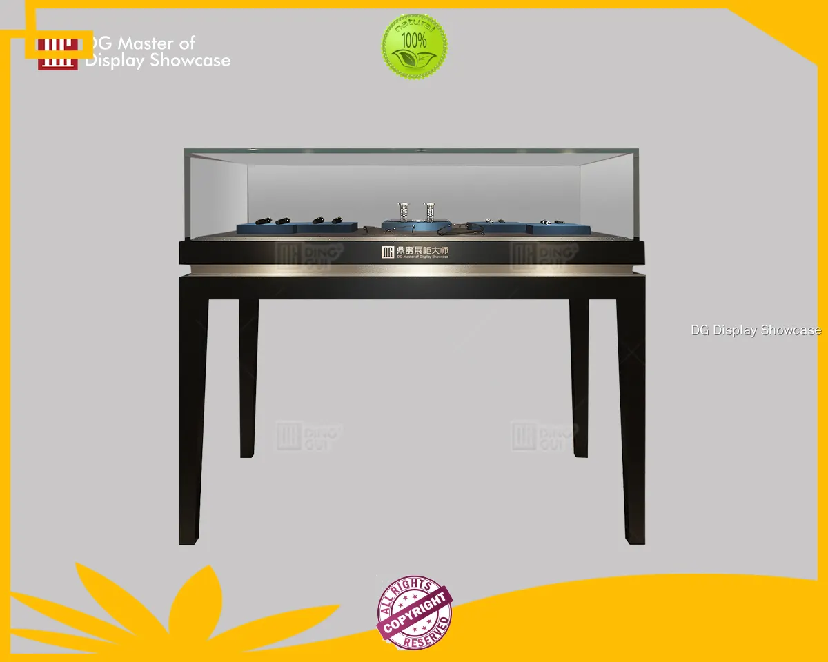 Top front counter display case wholesale | DG Display Showcase 1