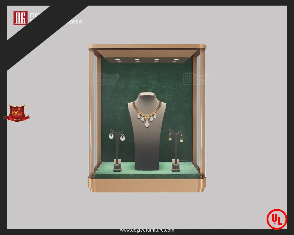 Compact Hanger Jewelry Showcase with Remote Control Lifting 1