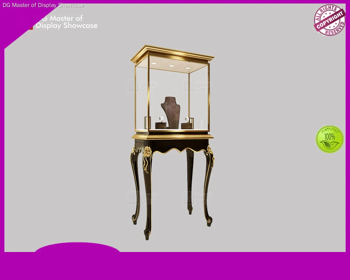 High-End Jewelry Display Showcase with Ultra-Clear Glass & Adjustable Lighting 1