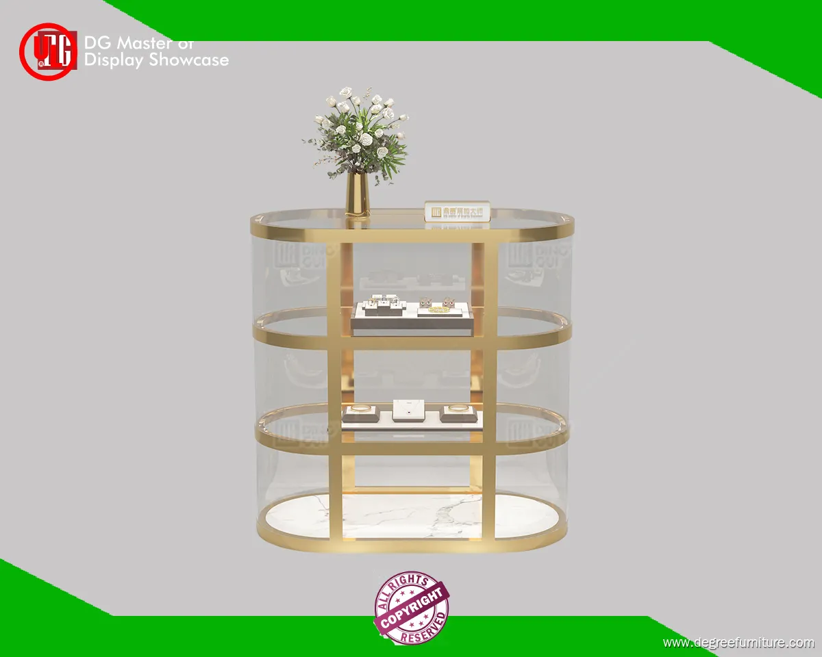 Luxury Jewelry Showcase with Intelligent Lighting 1