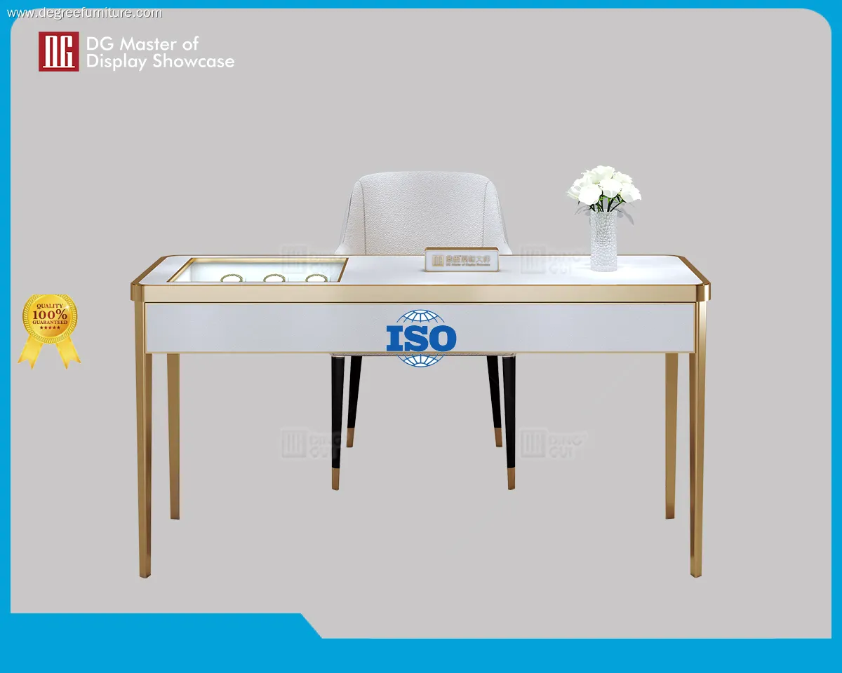 Bepoke Experience Table factory | DG Display Showcase 1