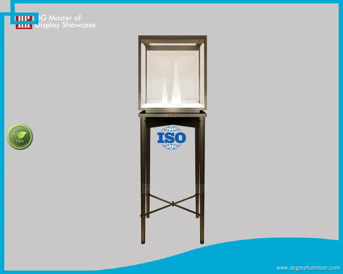 High-End Jewelry Display Showcase: Upright Display Cabinet 1