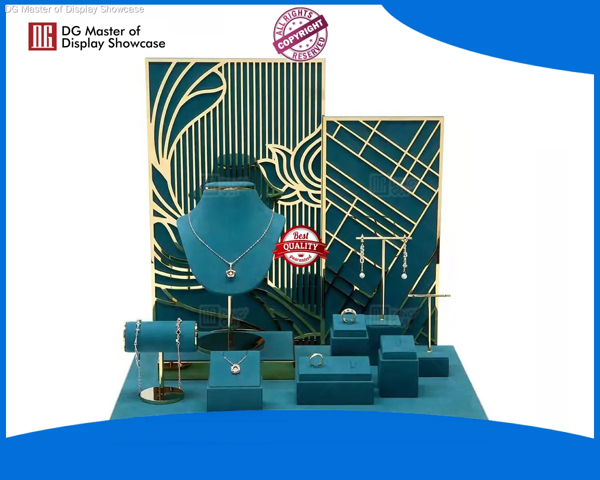 high end jewelry necklace displays supplier | DG Display Showcase 1