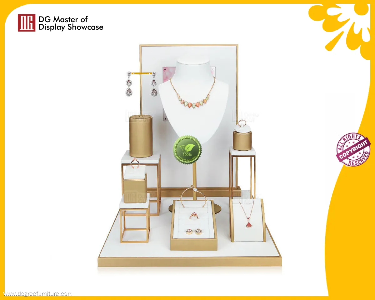 Stainless Steel Jewelry Display Set: Quality, Customizable, Fast Delivery. 1