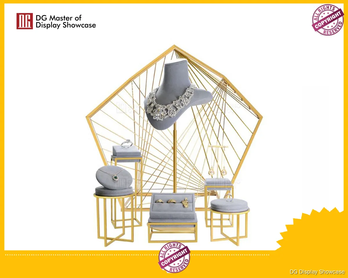 Stainless Steel Jewelry Display Set  - Complete, Elegant, Protective 1